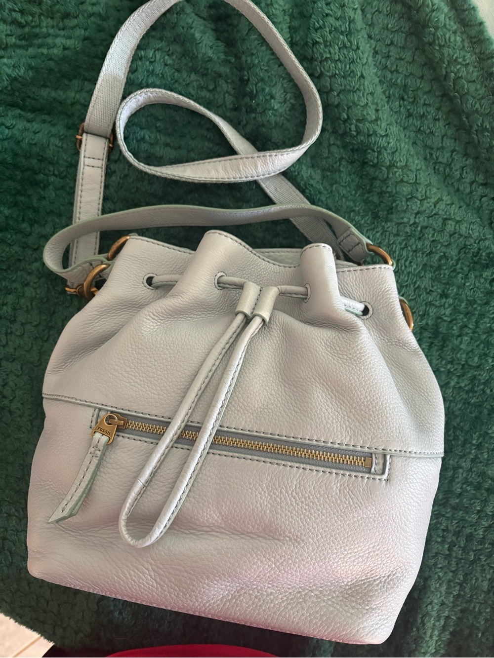 Fossil Vickery Drawstring Satchel bucket bag